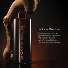 CYKLAR Sensorial Body Wash features Multi-Oil Complex for nourishing moisture.