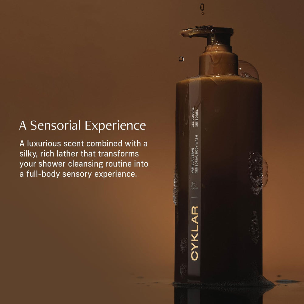 CYKLAR Vanilla Verve package image on a bathroom shelf