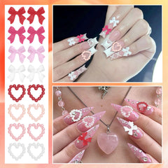 Cynailli cherry nail art charms provide festive pops of color.
