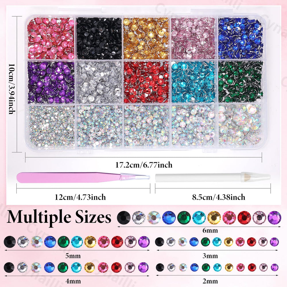 Cynailli rhinestones-tweezers for precise gem placement in crafts.