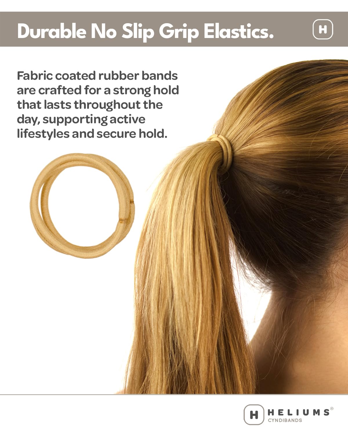 Cyndibands kids hair ties in neutral tones for gentle daily styles