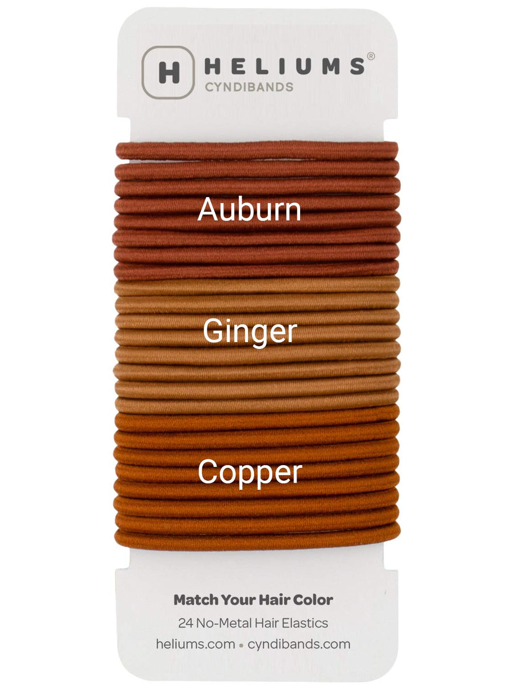 Cyndibands lazos para coleta roja, 4 mm, sujetan sin dañar el cabello.