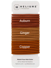 Cyndibands lazos para coleta roja, 4 mm, sujetan sin dañar el cabello.