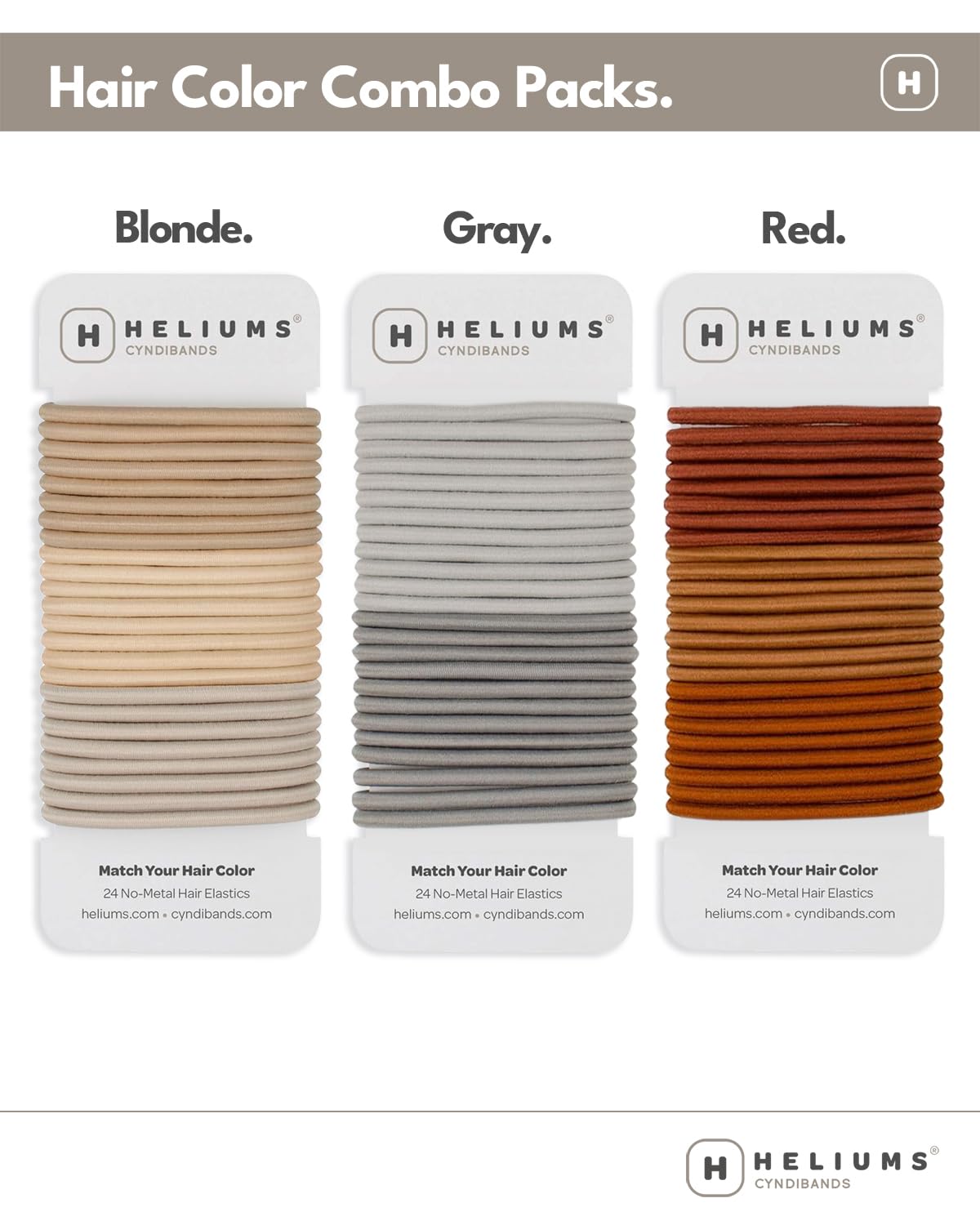 Cyndibands no-slip grip elastics deliver secure hold for active days