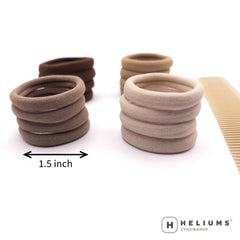 Cyndibands nylon fabric closeup shows soft stretch for comfortable, damage-free ponytails.