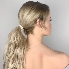 Cyndibands ouchless comfort hair band highlights seamless fabric and gentle hold.