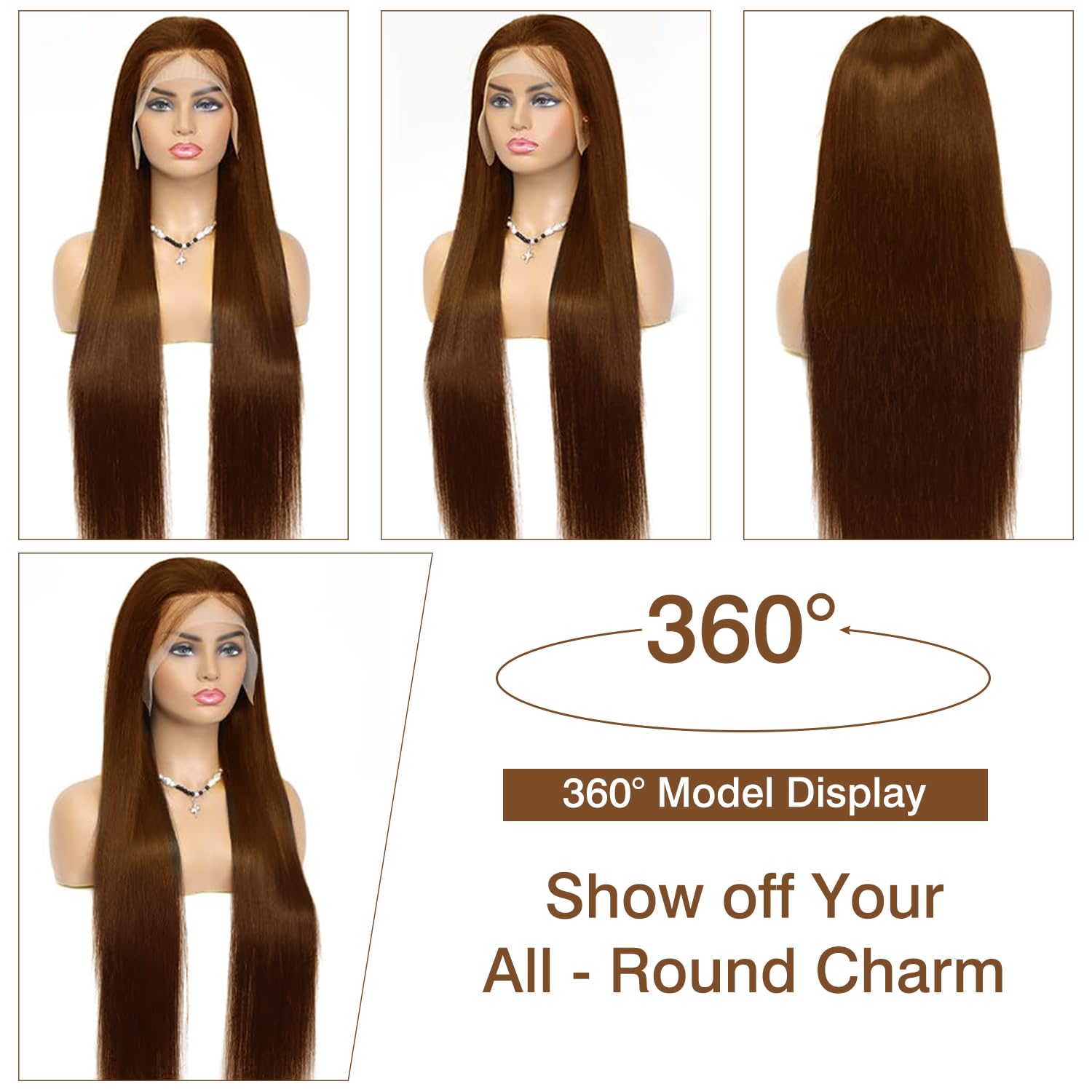 Cypha glueless wig with adjustable straps and combs for secure wear.