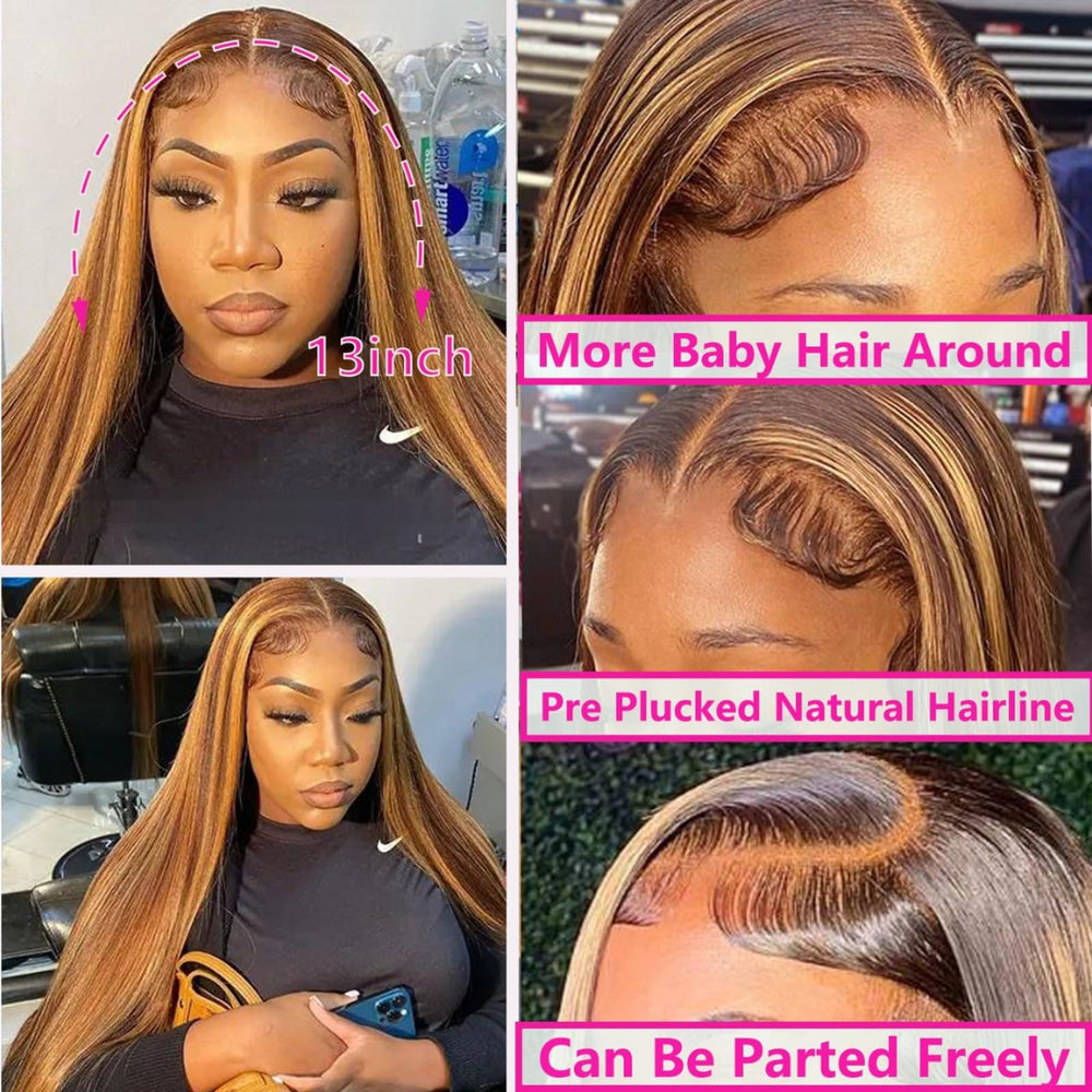 Cypha HD lace front wig transparent 13x6 blends with skin for undetectable front