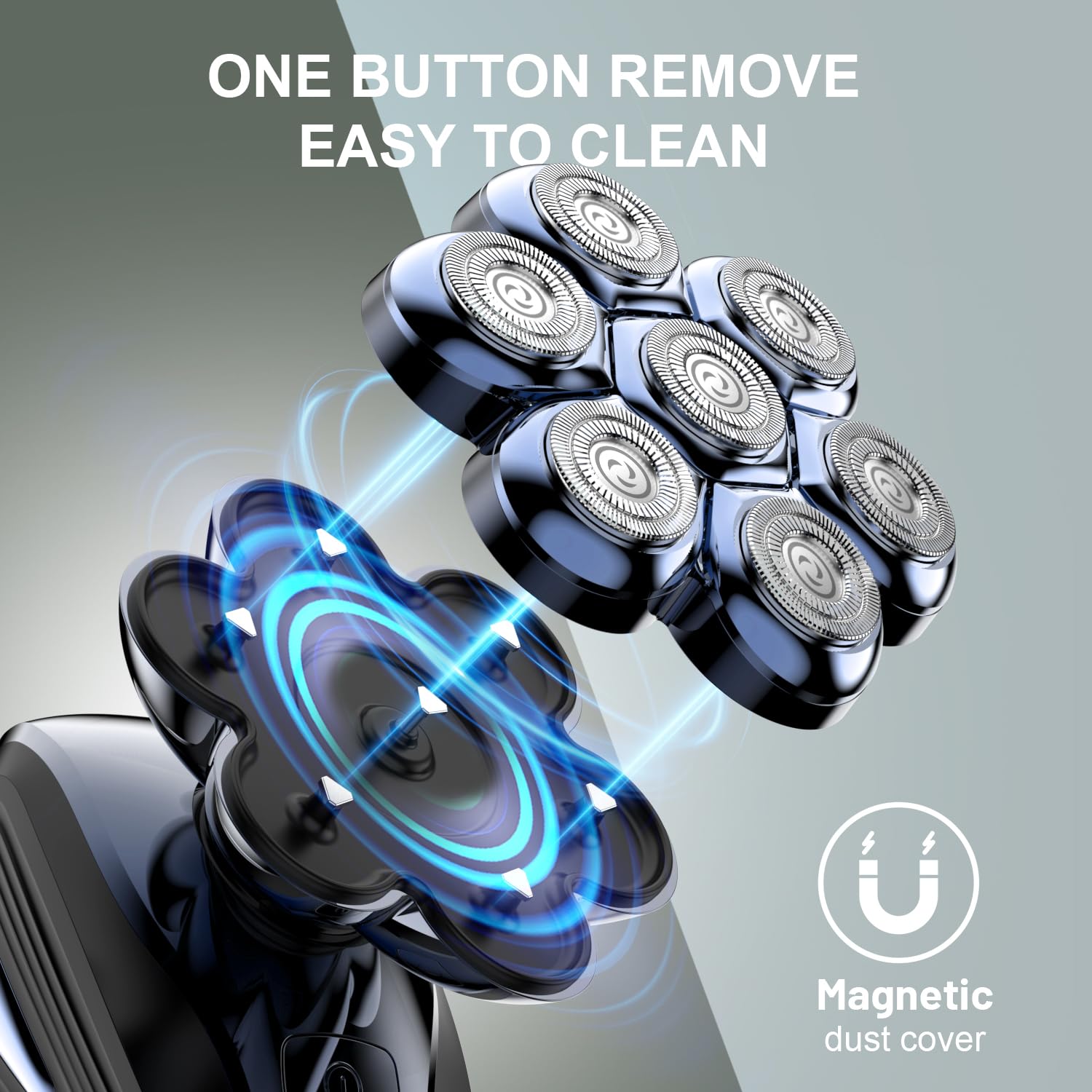 Cyruzi ergonomic grip shaver offers secure handling for precise movements.