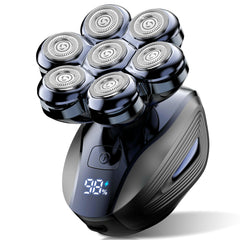 Cyruzi upgraded magnetic head shaver enables quick detach for easy cleaning.