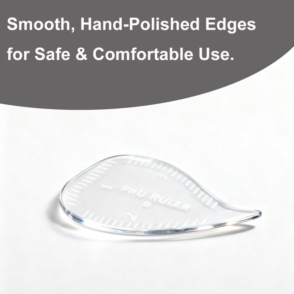 CZJOOY eyeliner-guidance ruler helps achieve clean straight guidelines.