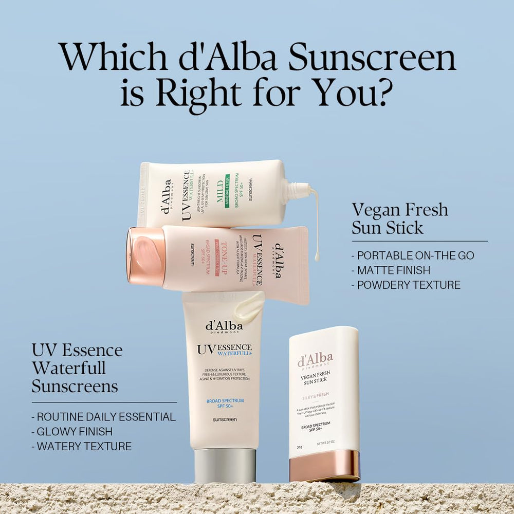 d'alba Piedmont Air Fit Fresh Sun Stick compact 0.7 oz travel size