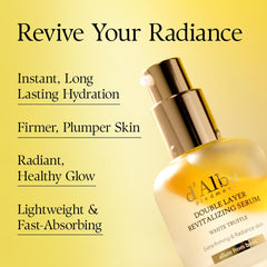 d'alba Piedmont centella asiatica serum drop highlights soothing support for calm, balanced skin.