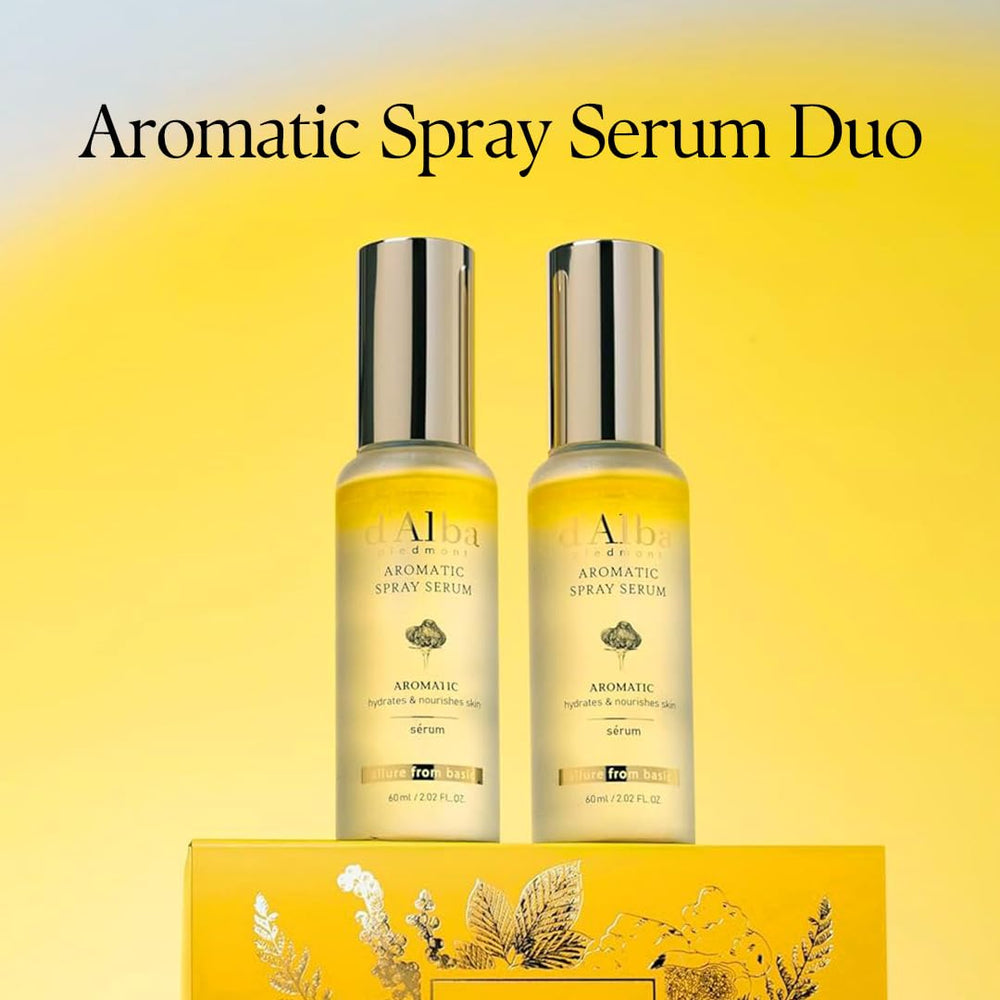 d'alba Piedmont First Aromatic Spray Serum bottle—hydrating facial mist