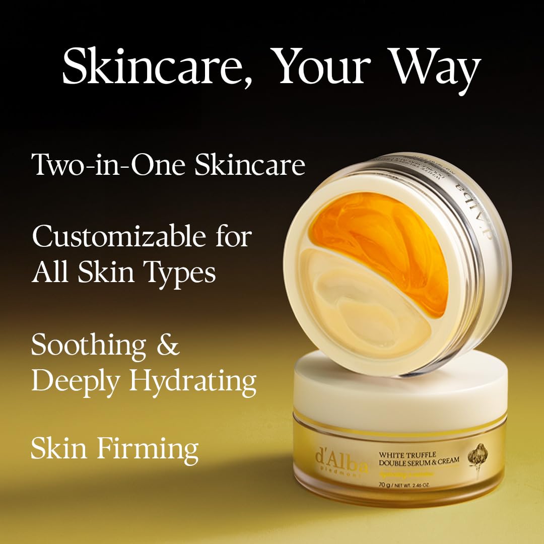 d'alba Piedmont Intense Cream jar showing firming moisture with vegan ingredients