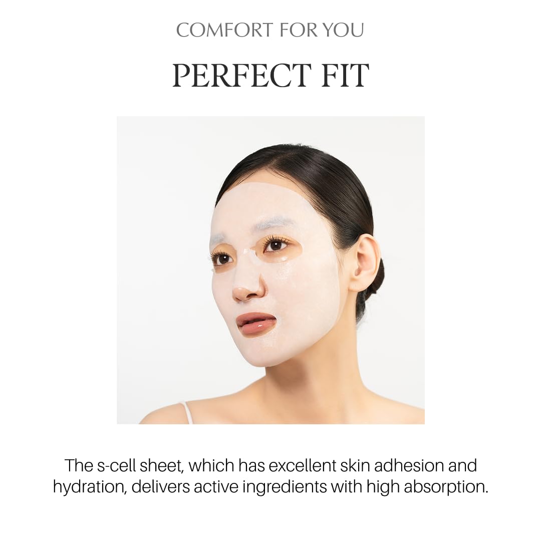 d'alba Piedmont mask with five-layer hyaluronic acid supports hydration and elasticity