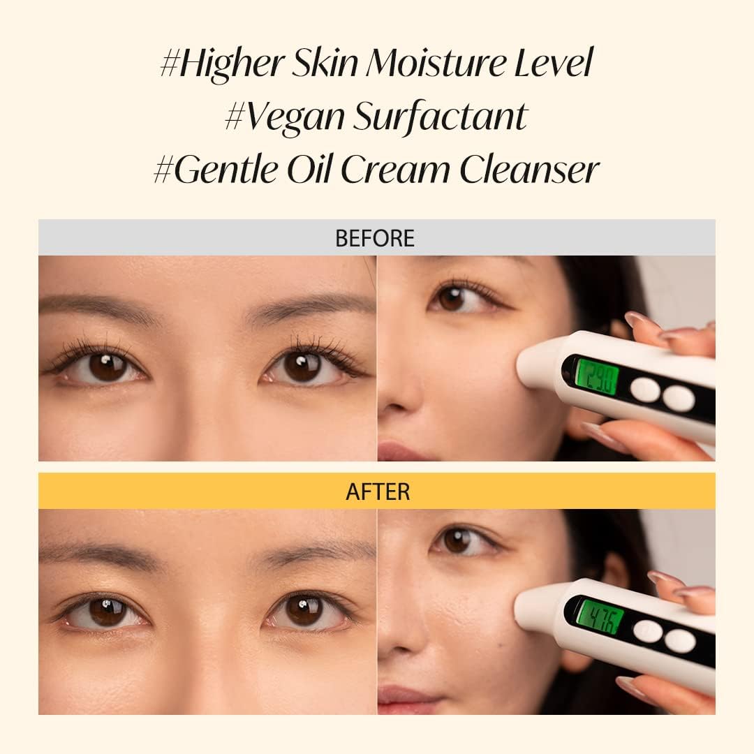 d'alba Piedmont oil-cream texture demonstrates easy cleansing with sebum control.