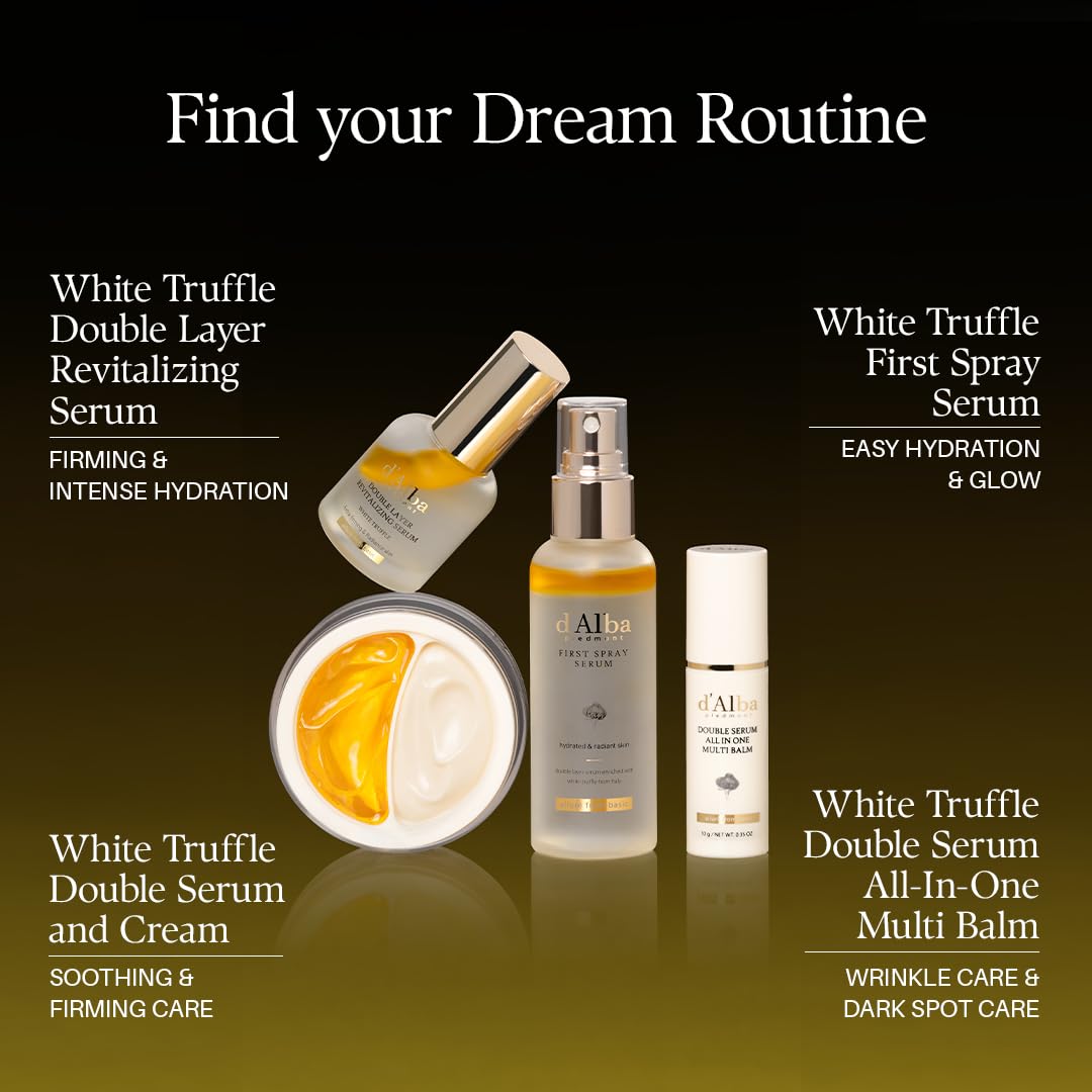d'alba Piedmont Trufferol blend feature close-up showing rich anti-age care