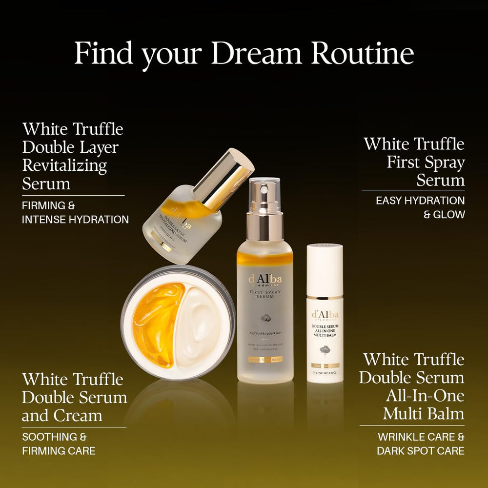 d'alba Piedmont Trufferol blend feature close-up showing rich anti-age care