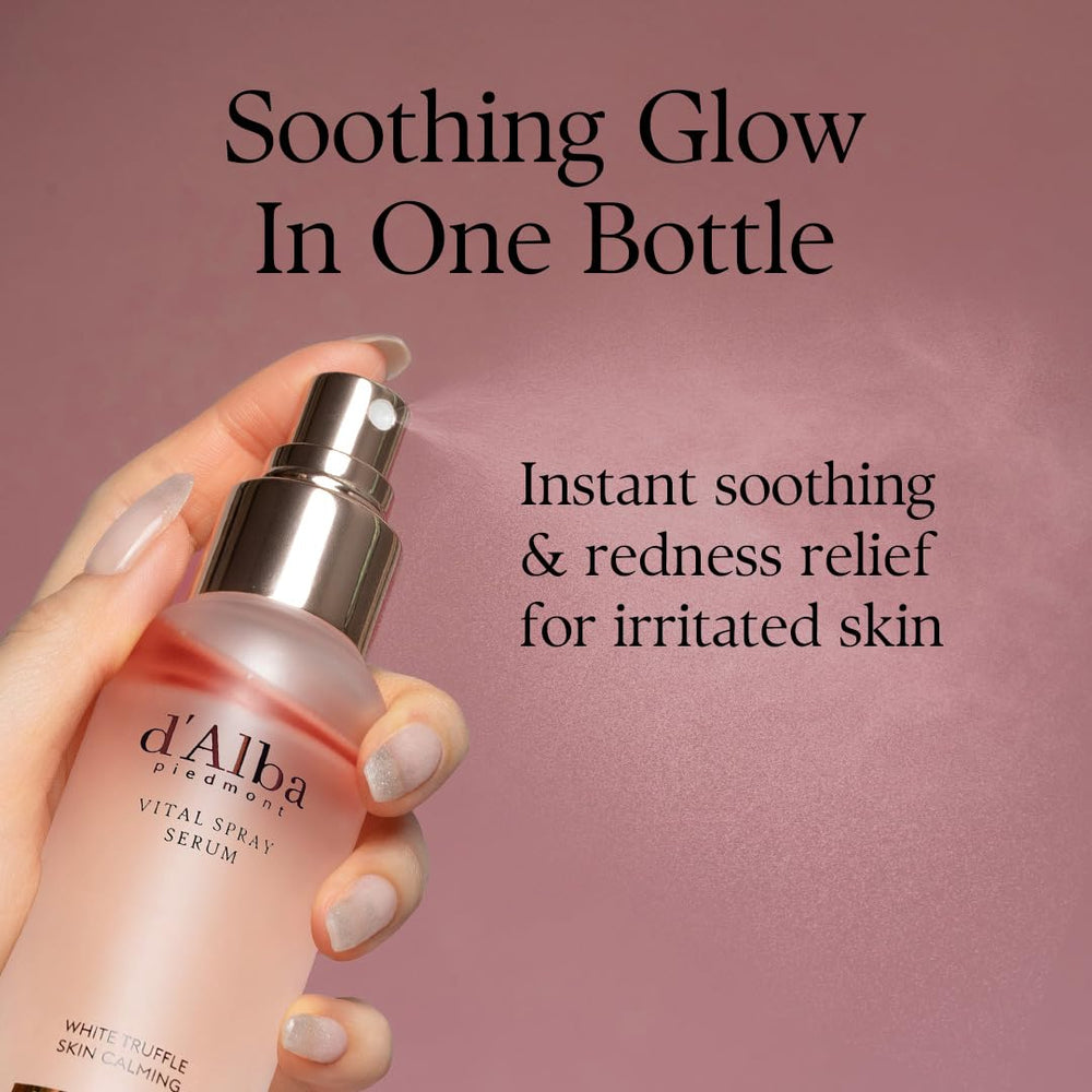 d'alba Piedmont truffle spray red flower oil blend for soothing glow