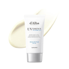 d'alba Piedmont Waterfull Essence Sunscreen bottle shows lightweight protection for daily wear.