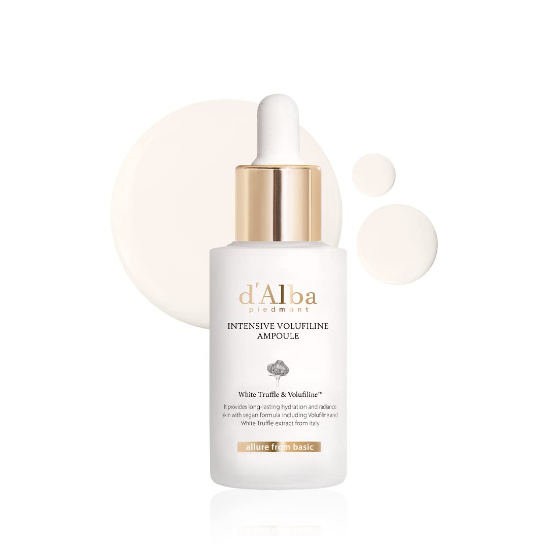 d'alba Piedmont white-truffle ampoule bottle for deep hydration and antioxidant support