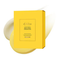 d'alba Piedmont white truffle serum modeling mask pour releasing hydration for plump, nourished skin.