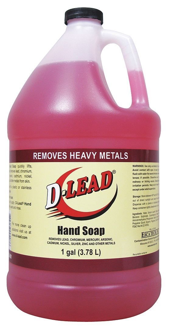 D-Lead gallon hand soap honey almond pour for everyday hand cleansing.