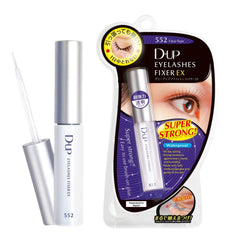 D-UP EX 552 clear bottle shows quick-dry formula for sensitive eyes.