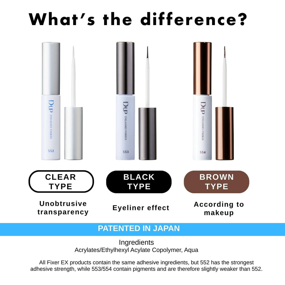 Makeup artists' favorite D-UP glue endorsed in professional shoots.