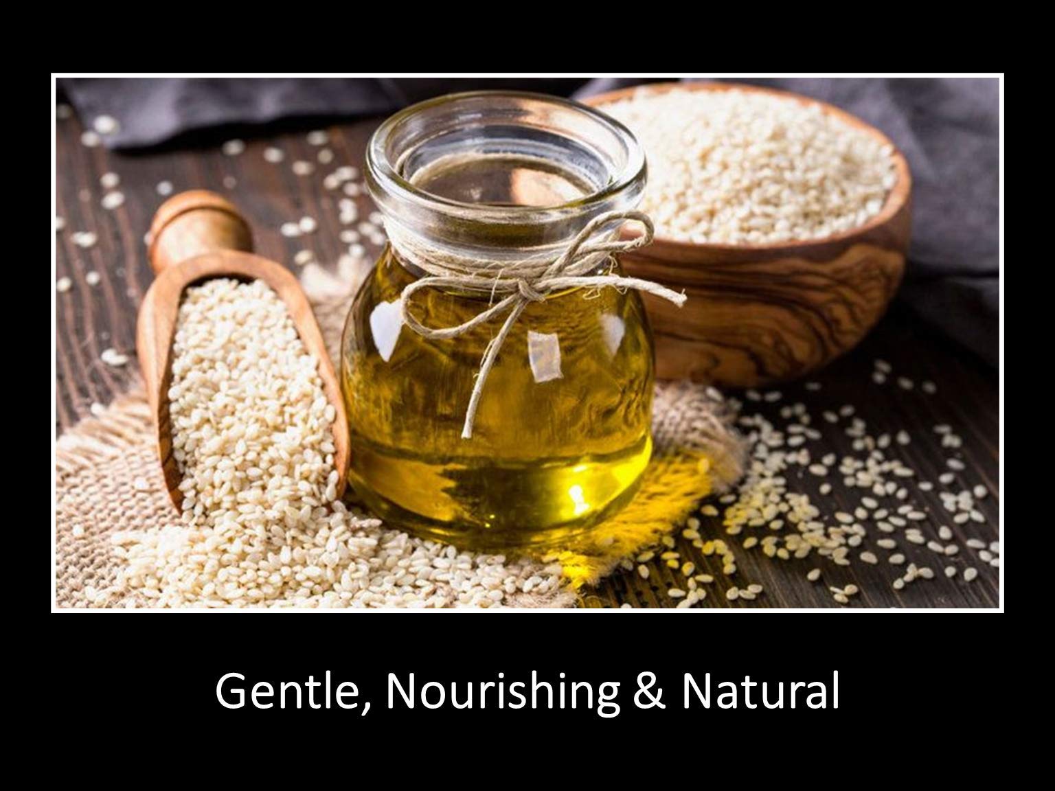 DAANA aceite de sésamo para cabello: brillo y nutrición.