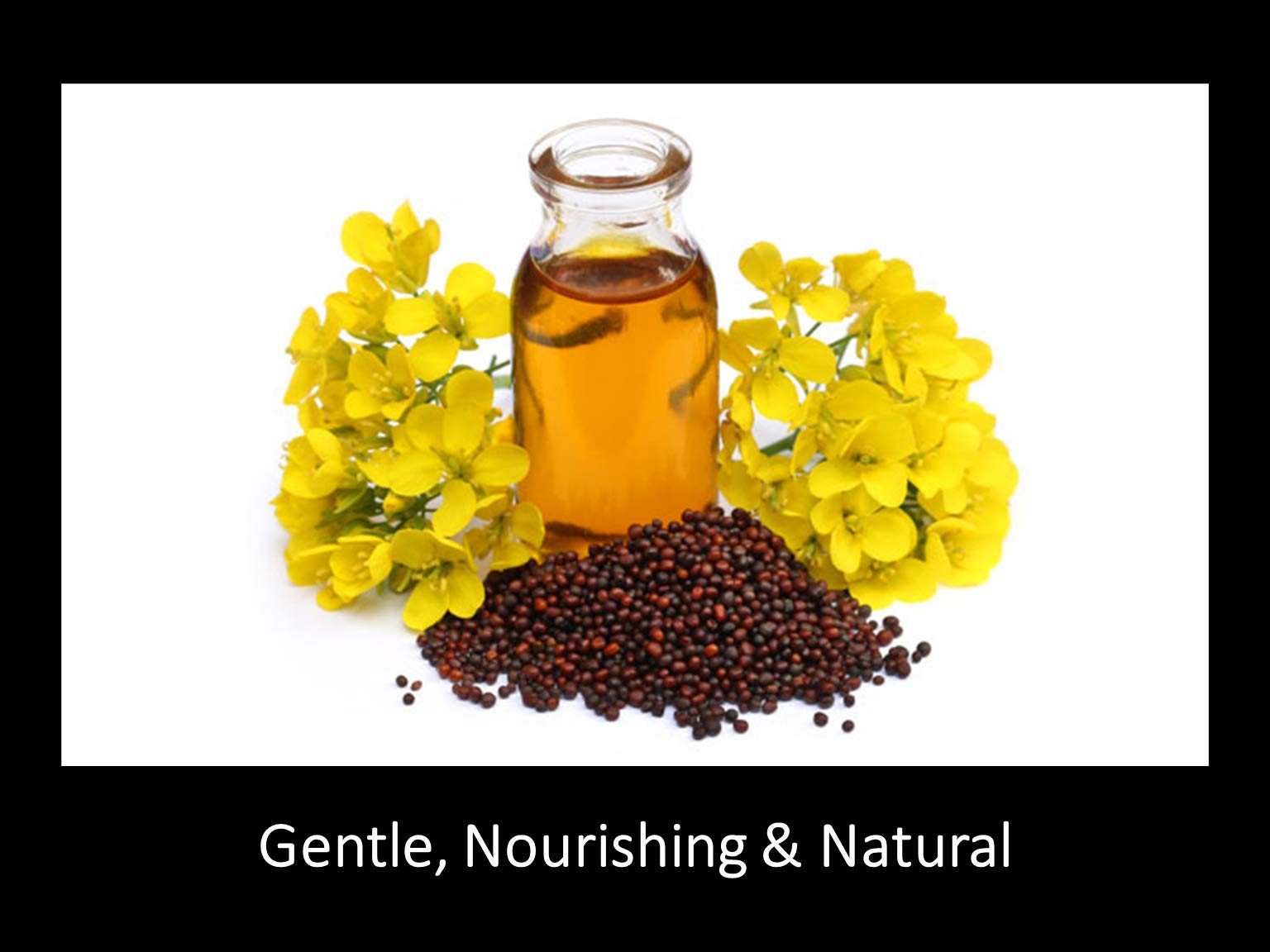 DAANA mustard oil mixed with sea salt for exfoliation.