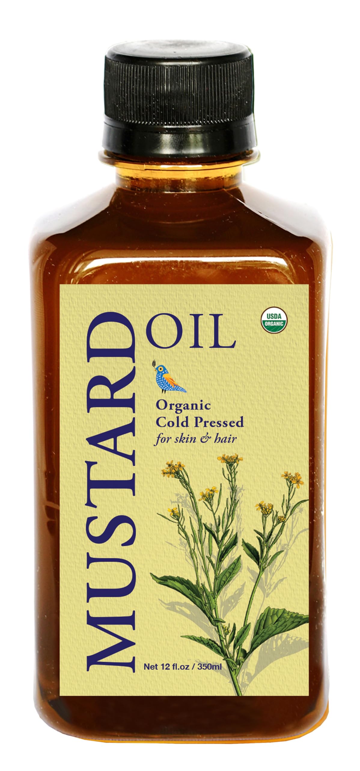DAANA mustard oil bottle ready for skin moisturizing and glow.