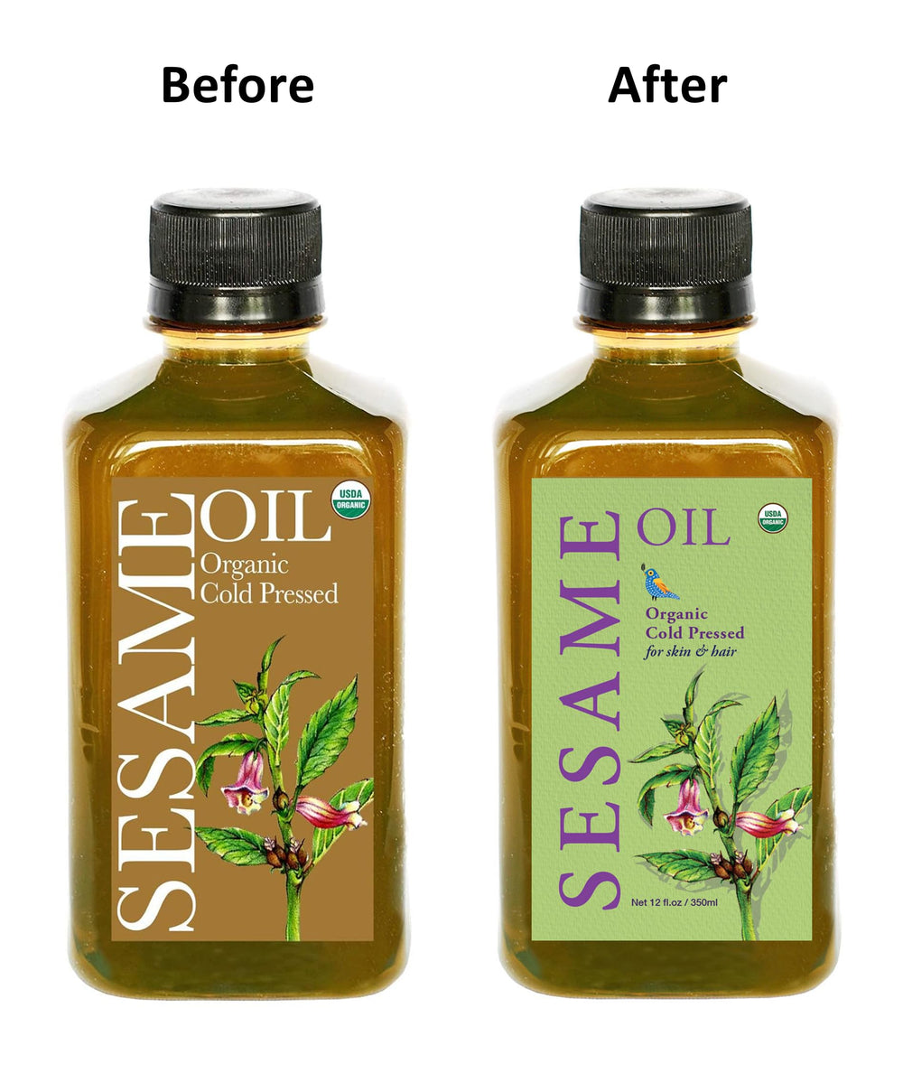 DAANA sesame oil before-shower: silky, nourishing layer for bath prep.