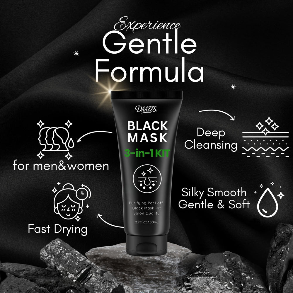 DAAZZS Man and woman using mask shows versatile at-home care.
