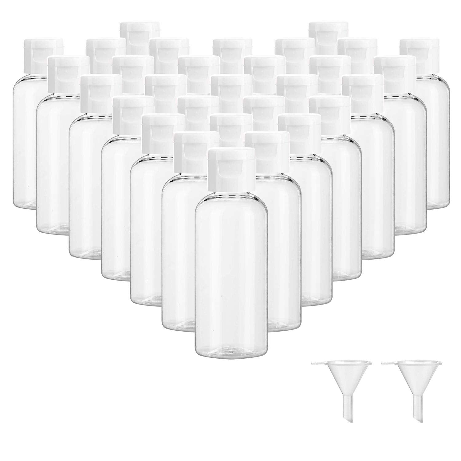 Dabacc 30-pcs 2oz bottles packed for travel and storage