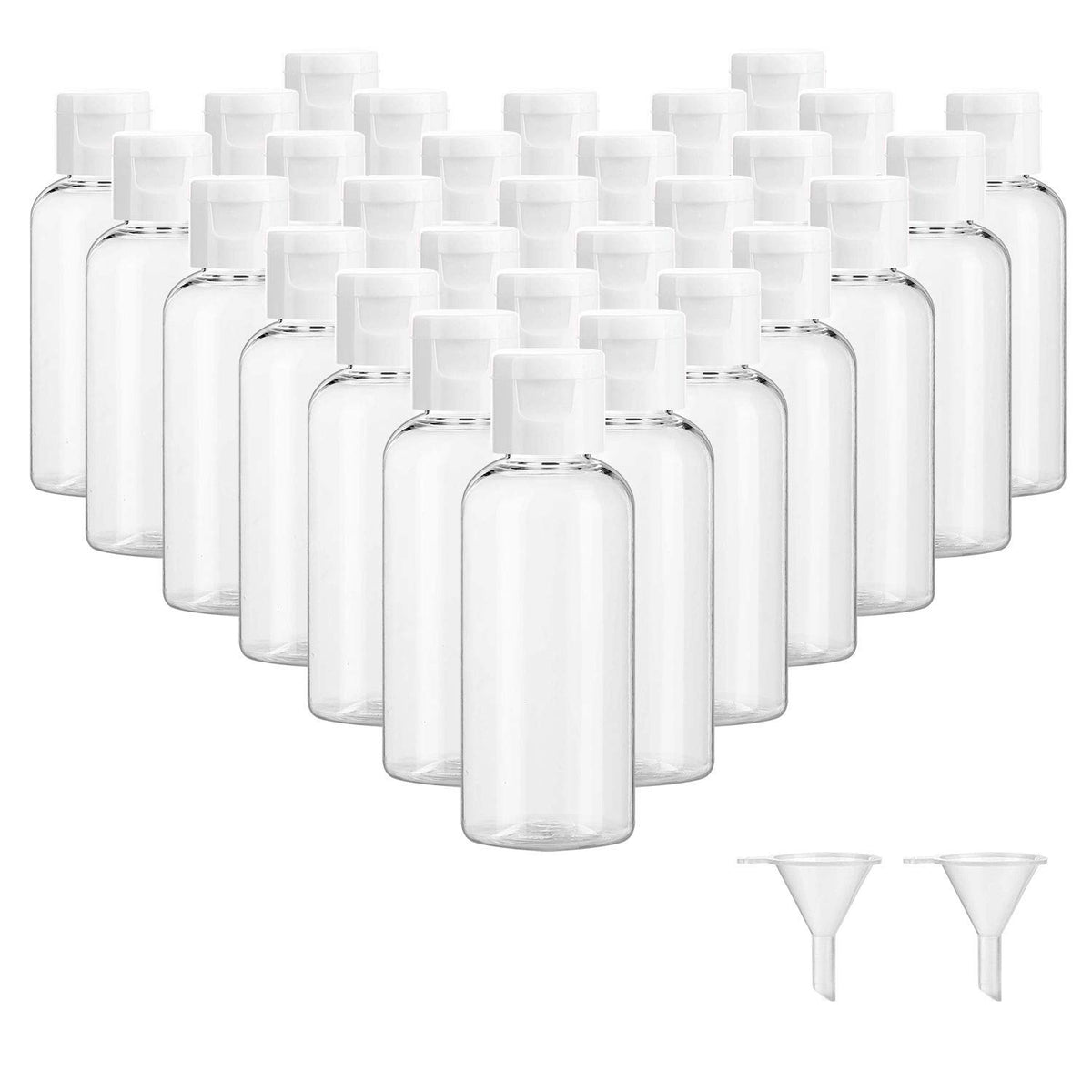 Dabacc 30-pcs 2oz bottles packed for travel and storage