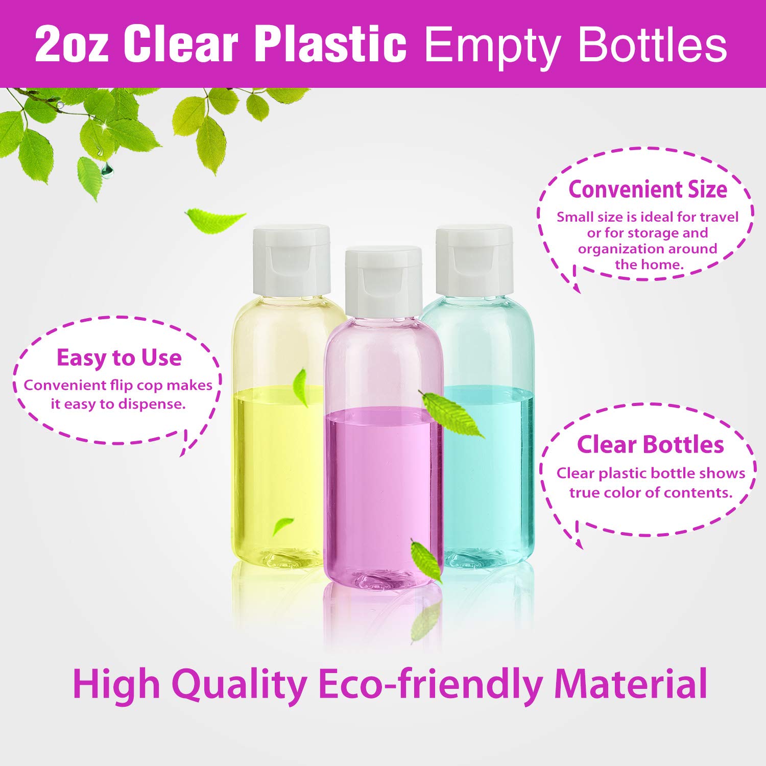 Dabacc soft-squeeze bottle for precise product control