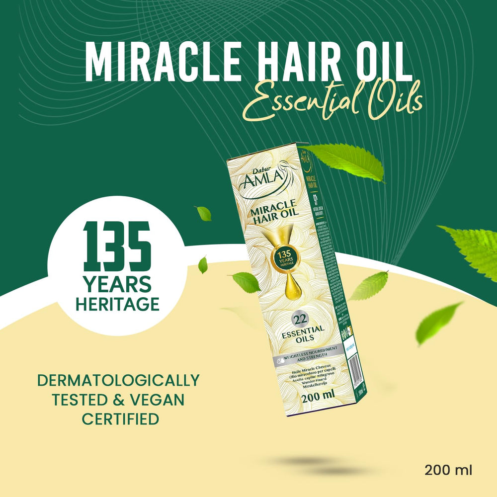 Dabur Amla Luxe Hair Oil pour demonstrates pre-shampoo nourishment