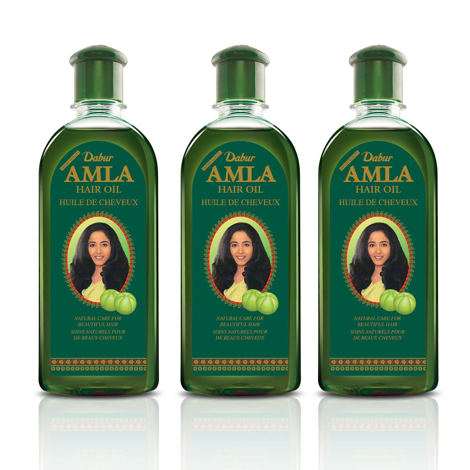 Dabur Amla Hair Oil used by celebrities in India for trusted care.