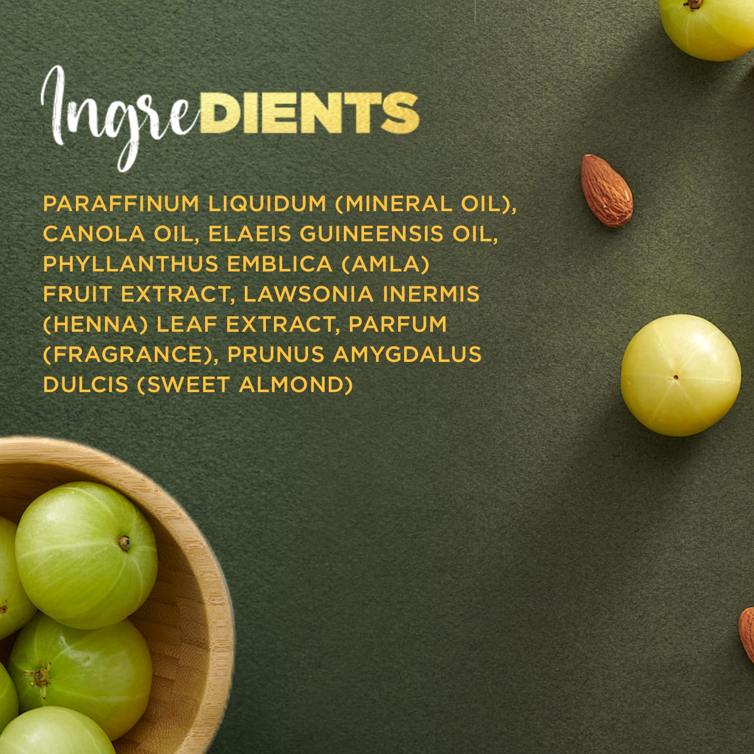 Dabur Vatika Amla Hair Oil shine-gloss capture hints at smoother, more lustrous hair.