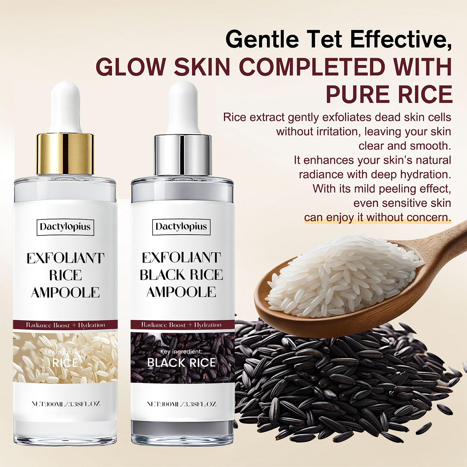 Dactylopius packaging shot conveys premium, spa-like skincare experience