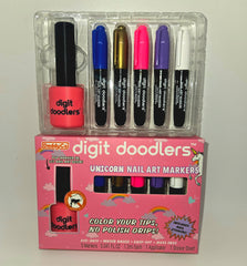 DaddyCo nail stickers ready to apply for quick, playful designs.