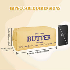 dadop butter travel pouch inside reveals organized storage space