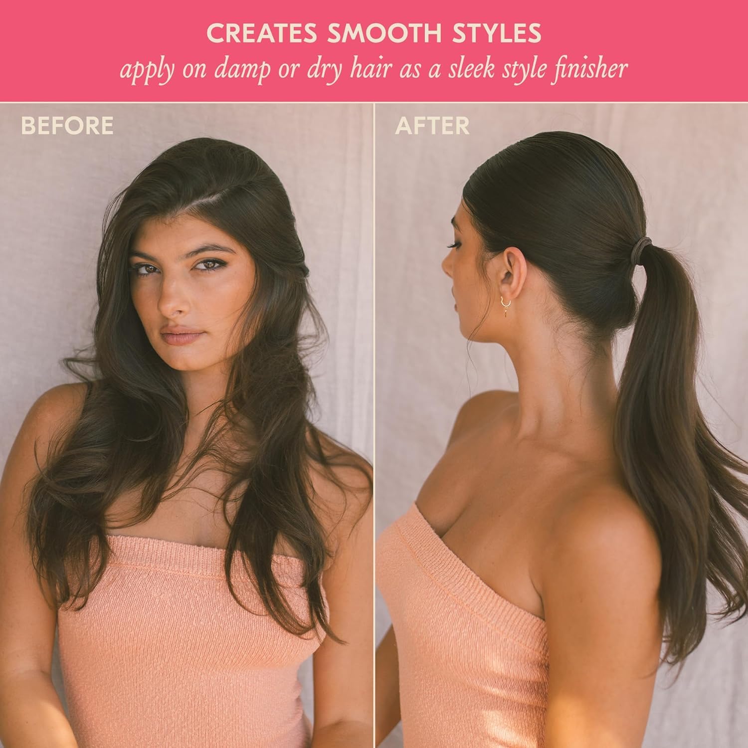 DAE Cactus Fruit 3-In-1 cream being applied to hair for frizz control