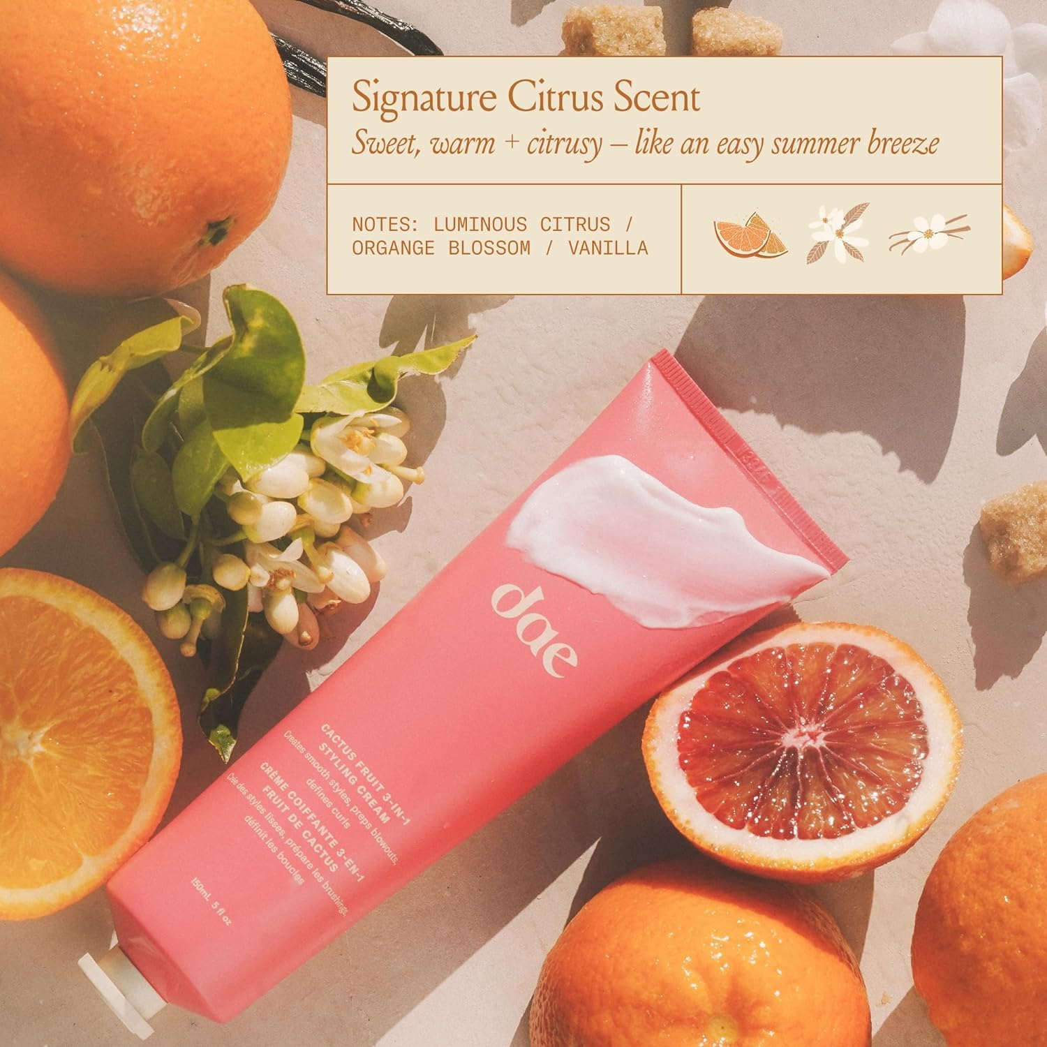 DAE Cactus Fruit cream with meadowfoam seed oil restores gloss
