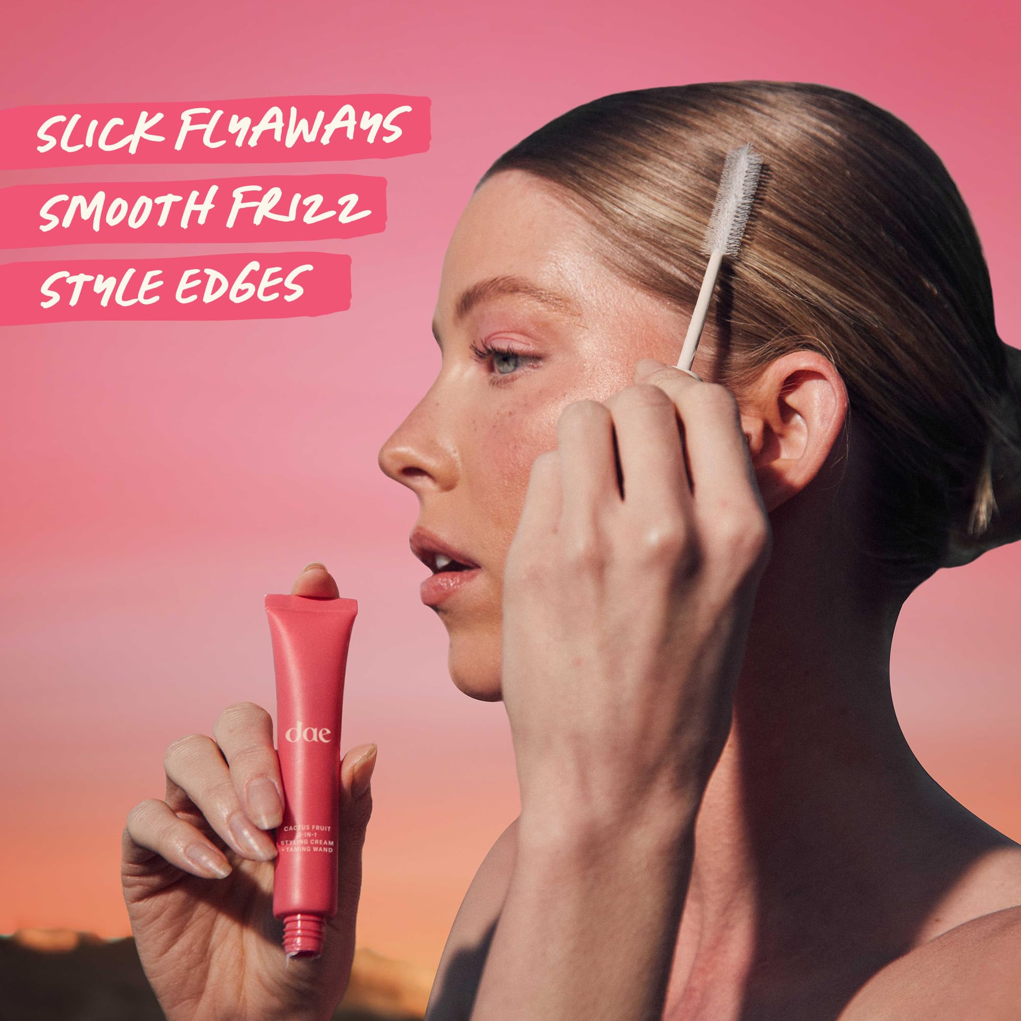 DAE Cactus Fruit built-in wand offers convenient on-demand styling.
