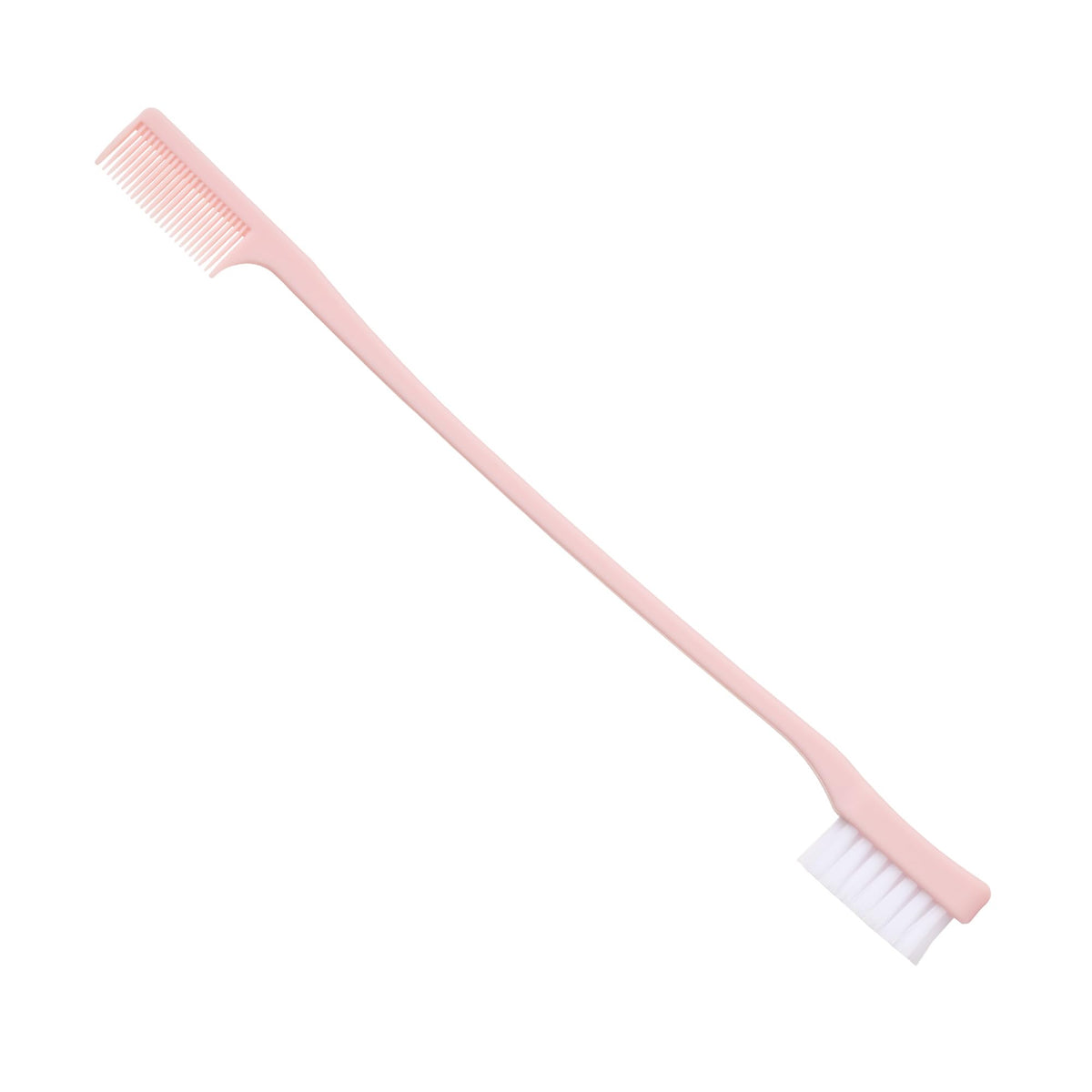 DAE dual-edge styling brush comb end closeup for precise edge control