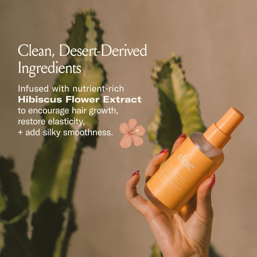 DAE Hibiscus Wave Spray demonstrates volume-boosting texture without heaviness.