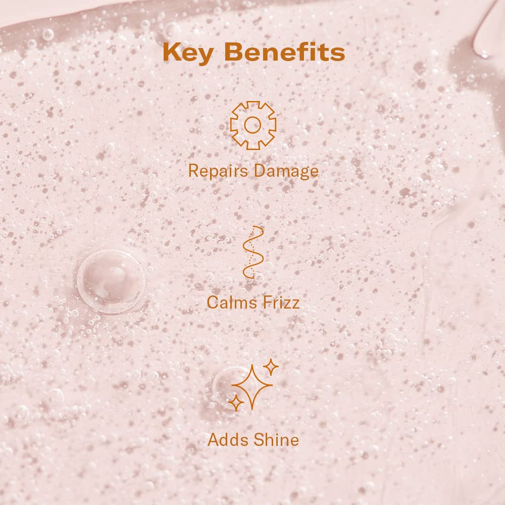 DAE Prickly Pear Hair Oil closeup texture shows silky oil for detangling and smooth strands.